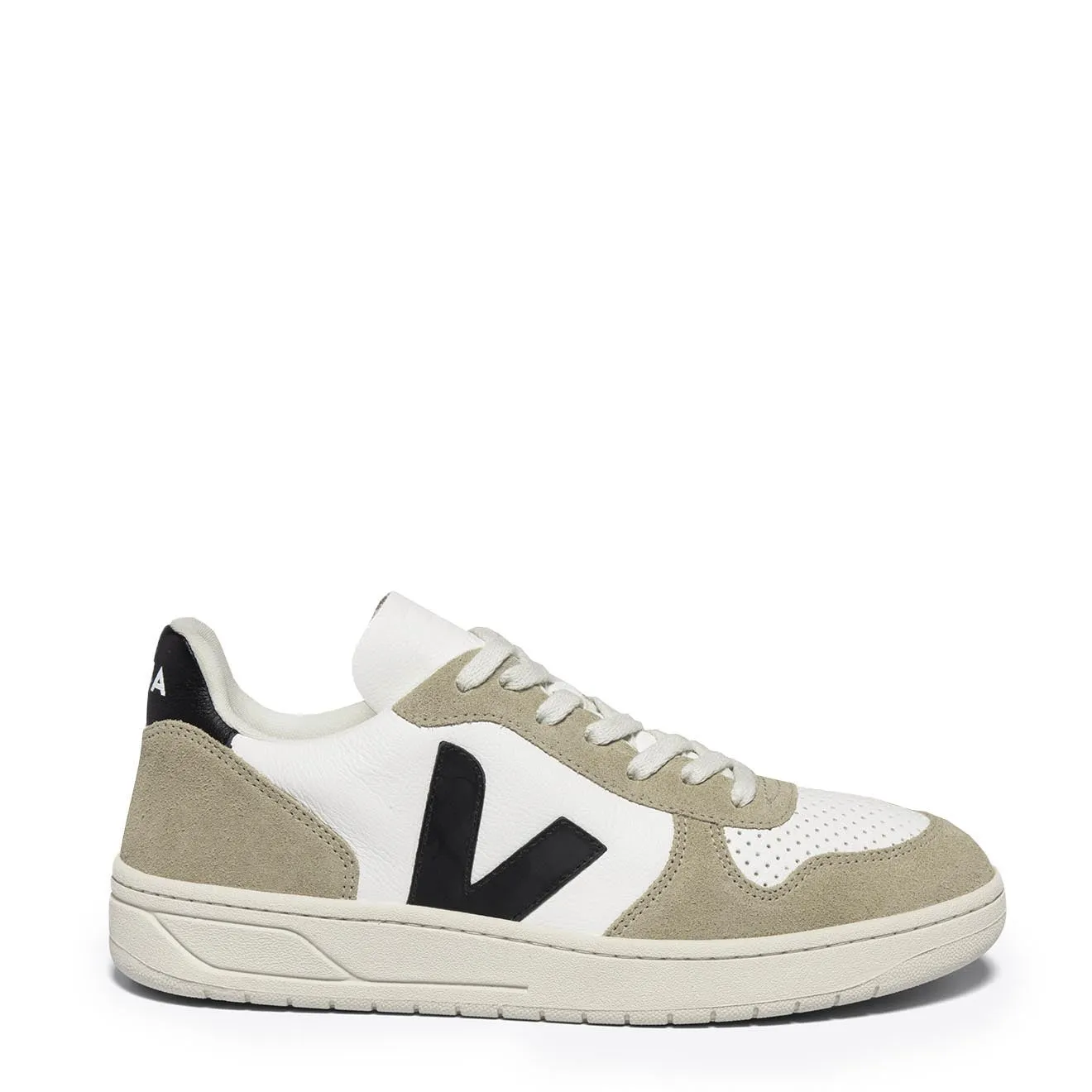 Veja V-10  Extra White Black Sahara Trainer Silver Shine