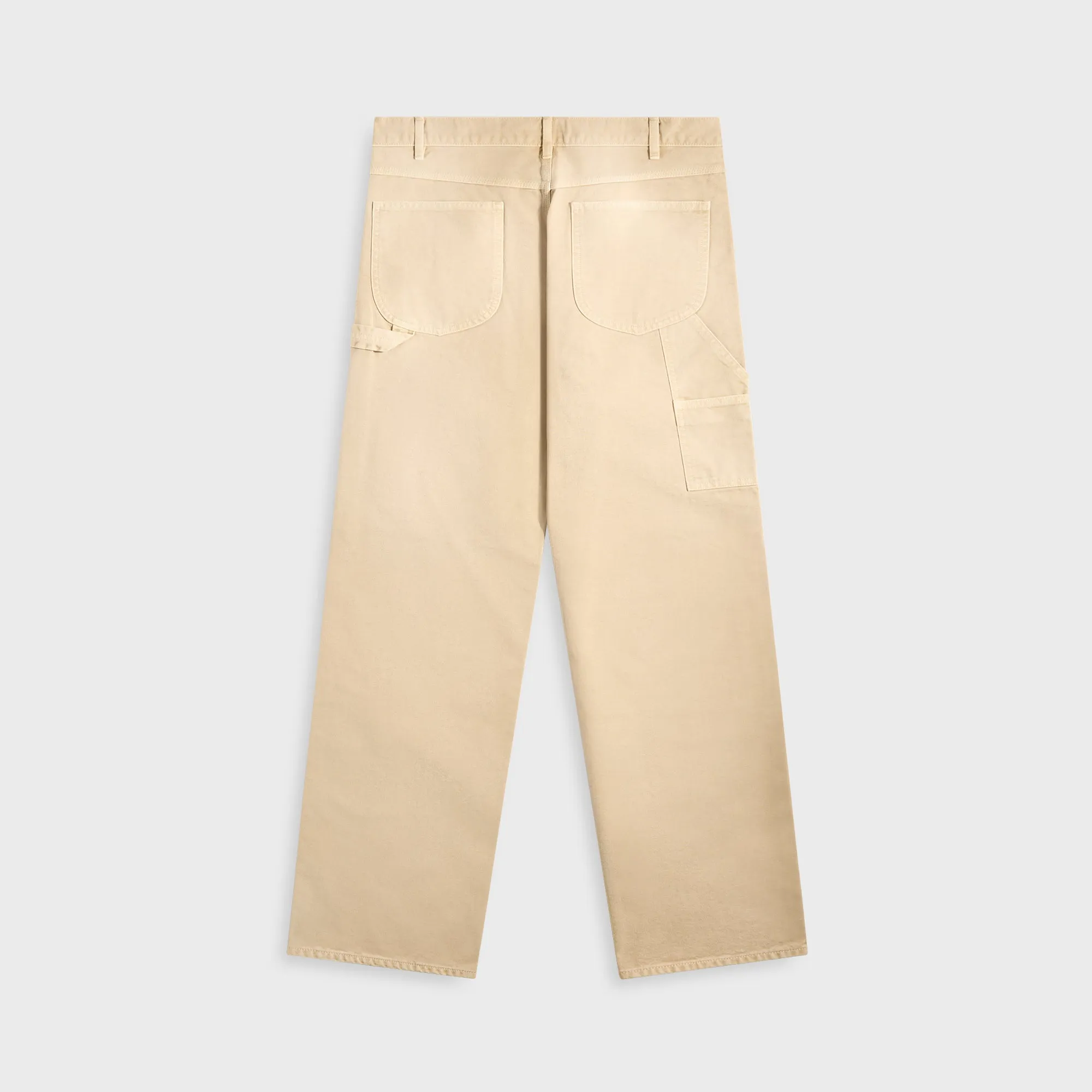 Auralee Organic Cotton Duck Pants - Light Beige Non Irritating Inner Lining
