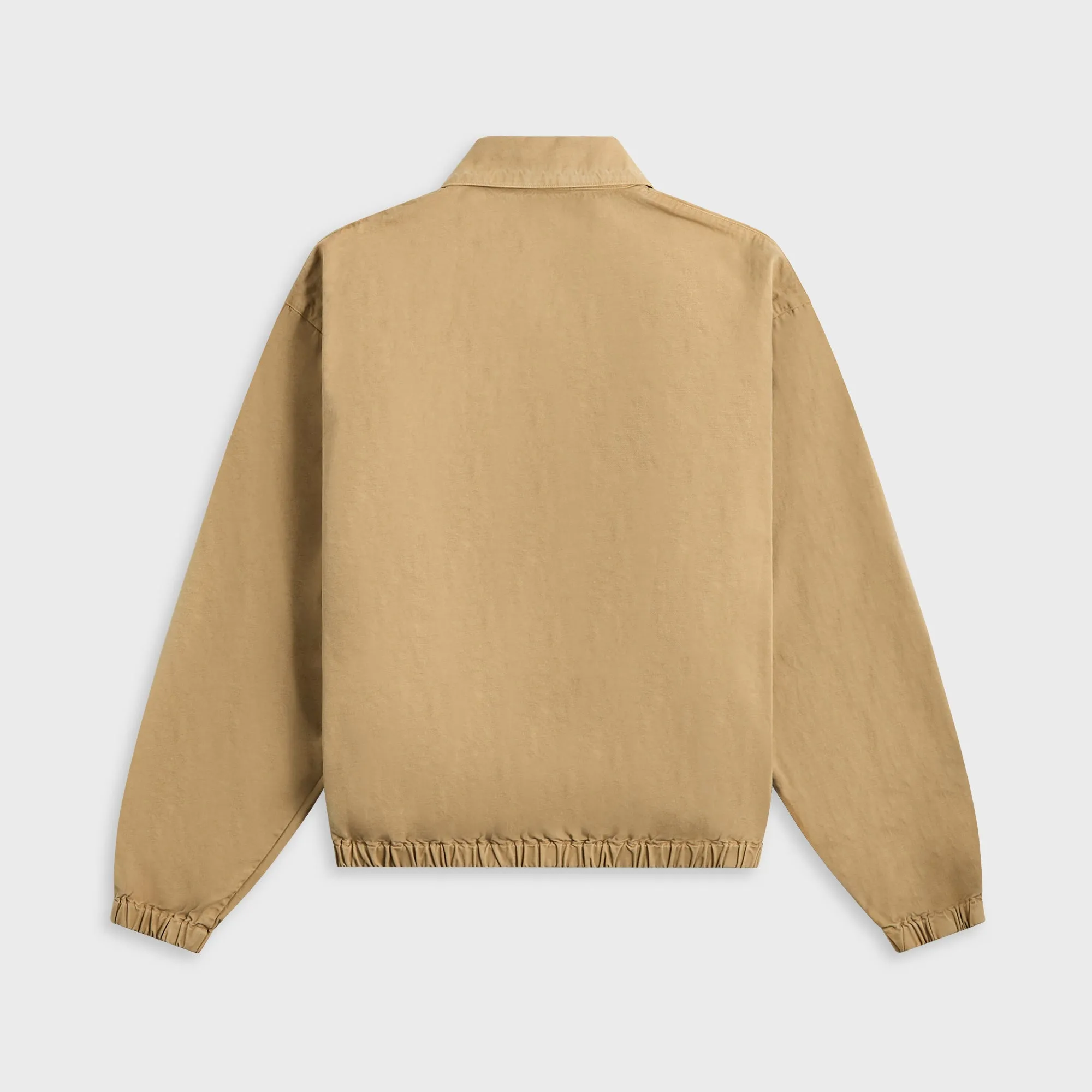 Auralee Product Dyed Finx Garbadine Swing Top - Dyed Beige windproof