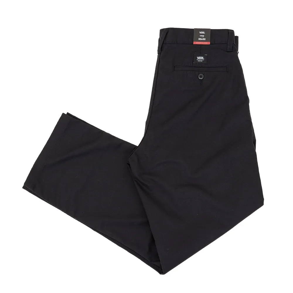 Water Resistant Authentic Chino Loose Pant (Black) VBU