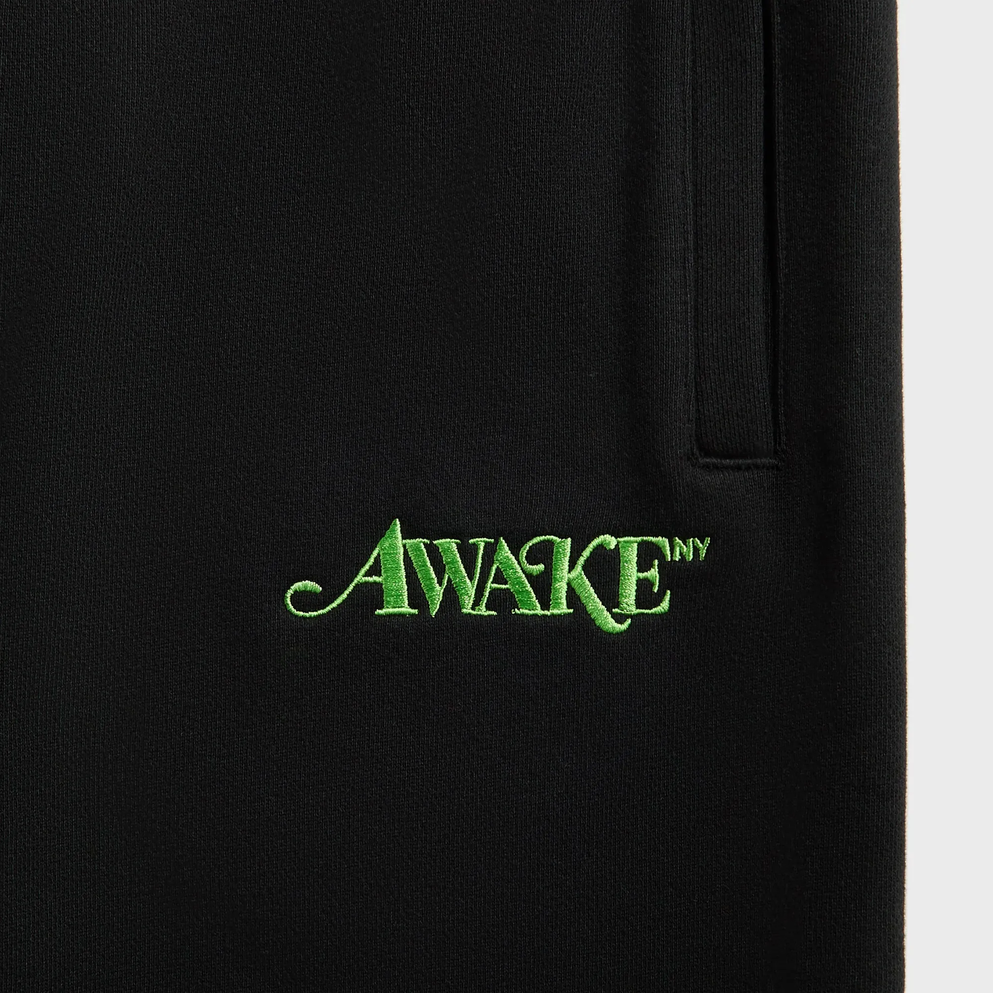 Awake NY Classic Logo Sweatpant - Black Casual Performance Fit