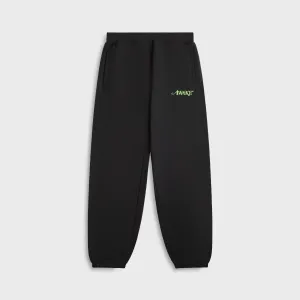 Perfect Design Corduroy texture Awake NY Classic Logo Sweatpant - Black