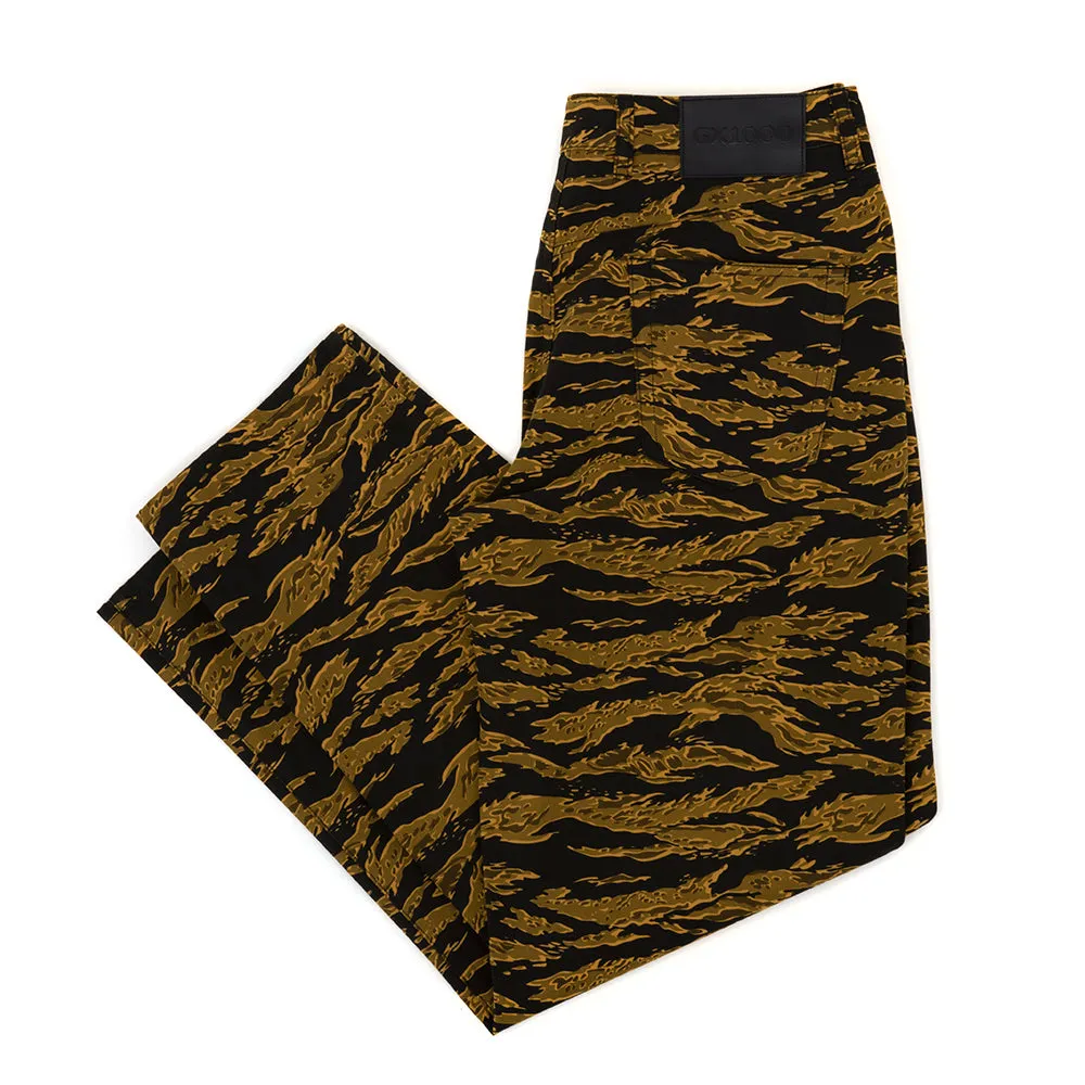 Baggy Pant (Yellow Tiger Camo) Comfortable Layering Anti Pilling Textile