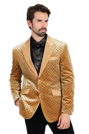Barabas 2BL3114 Blazer With Stones Mustard/Black Simple Comfort