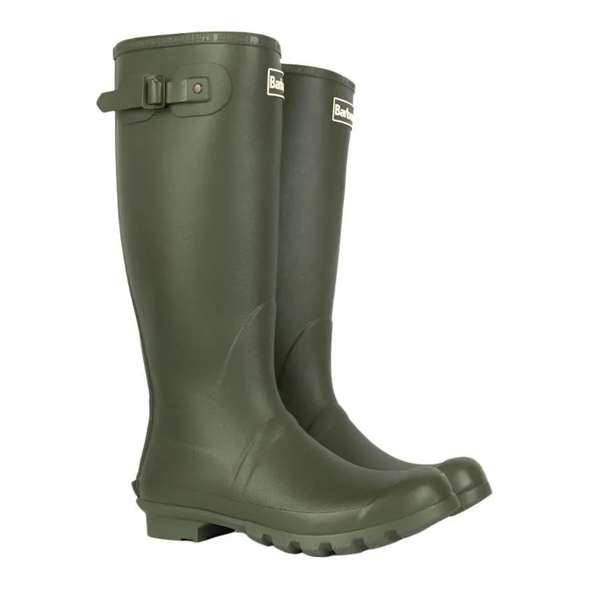 Storm Mode Side Zip Barbour Mens Tall Wellington Bede Olive