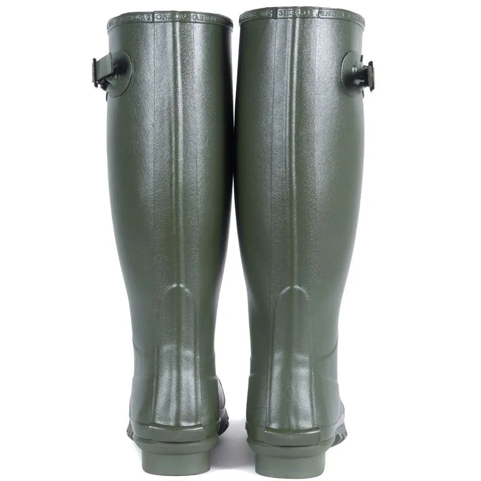 Rugged Built Mountain Climber Grippy Outsole Adventure Seeker Barbour Mens Tall Wellington Bede Olive