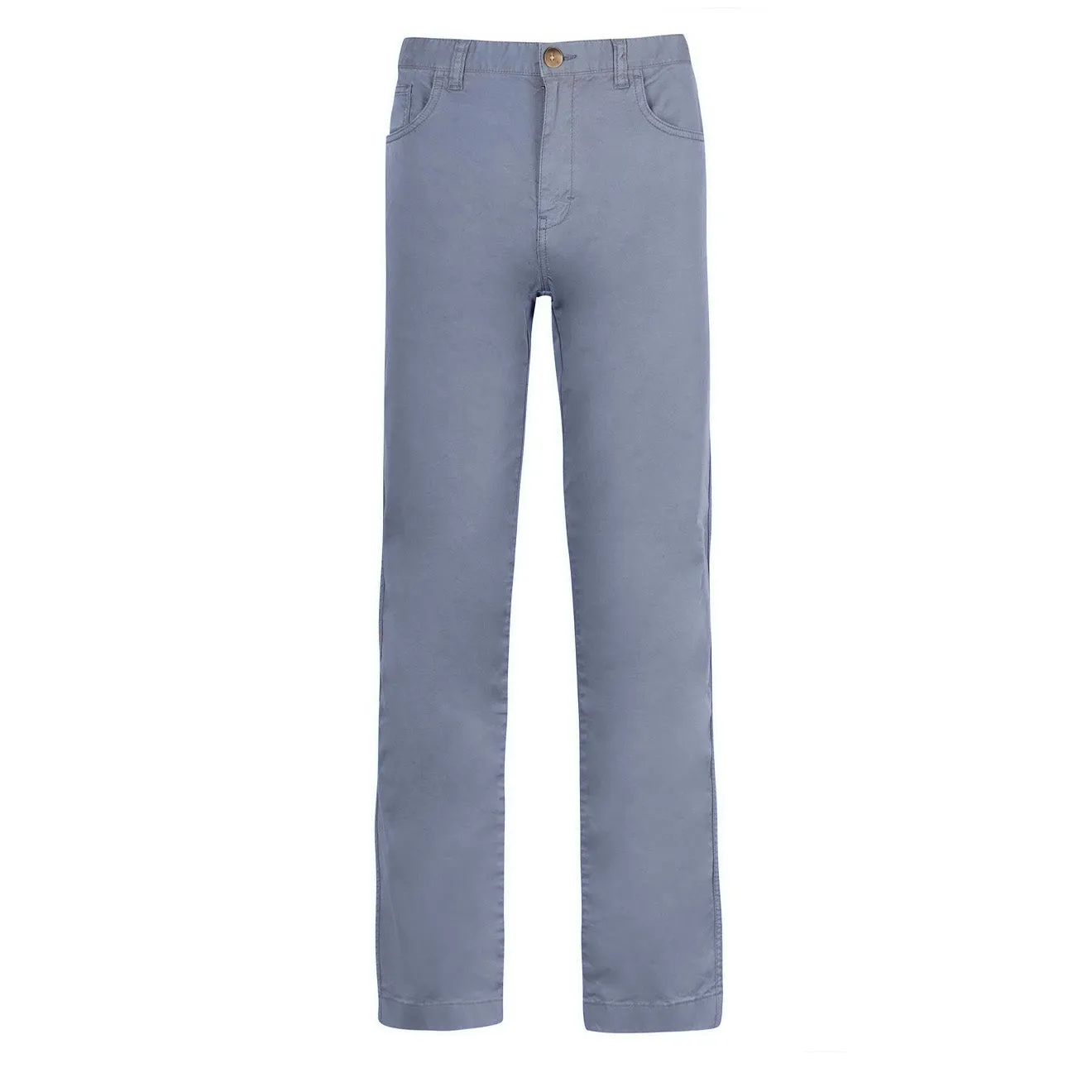 FrictionResistantEdging Barbour Overdyed Twill Trousers Washed Blue