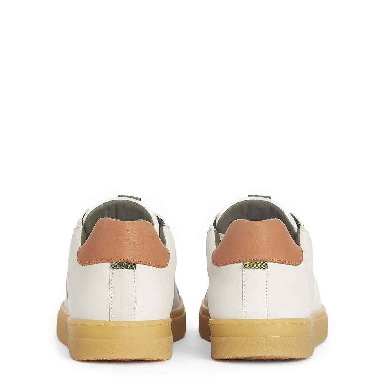 Sustainable Vegan Material Barbour Reflect Trainer Off White