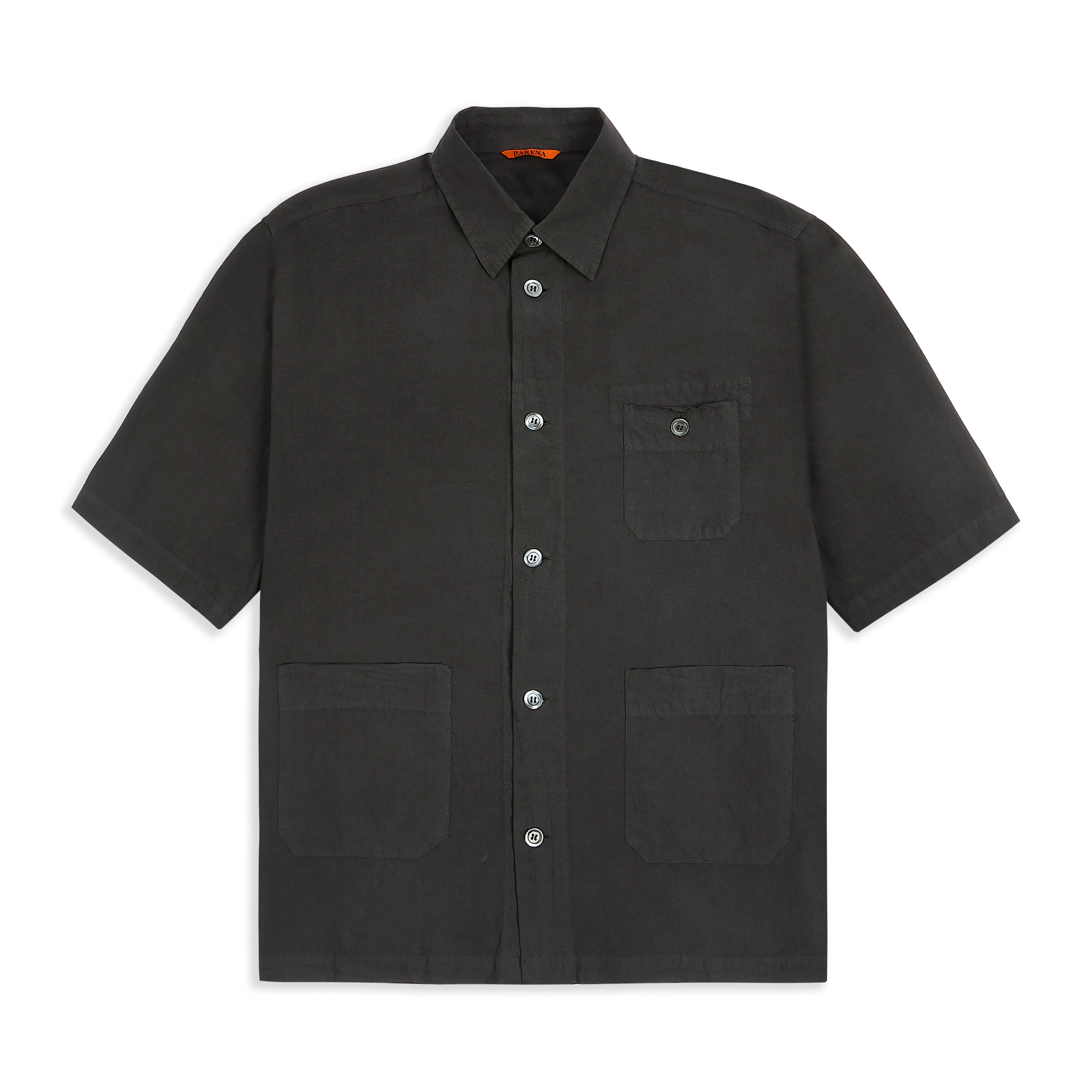 Stretchable Cloth Barena Camicia Ordior - Tendon - Piombo