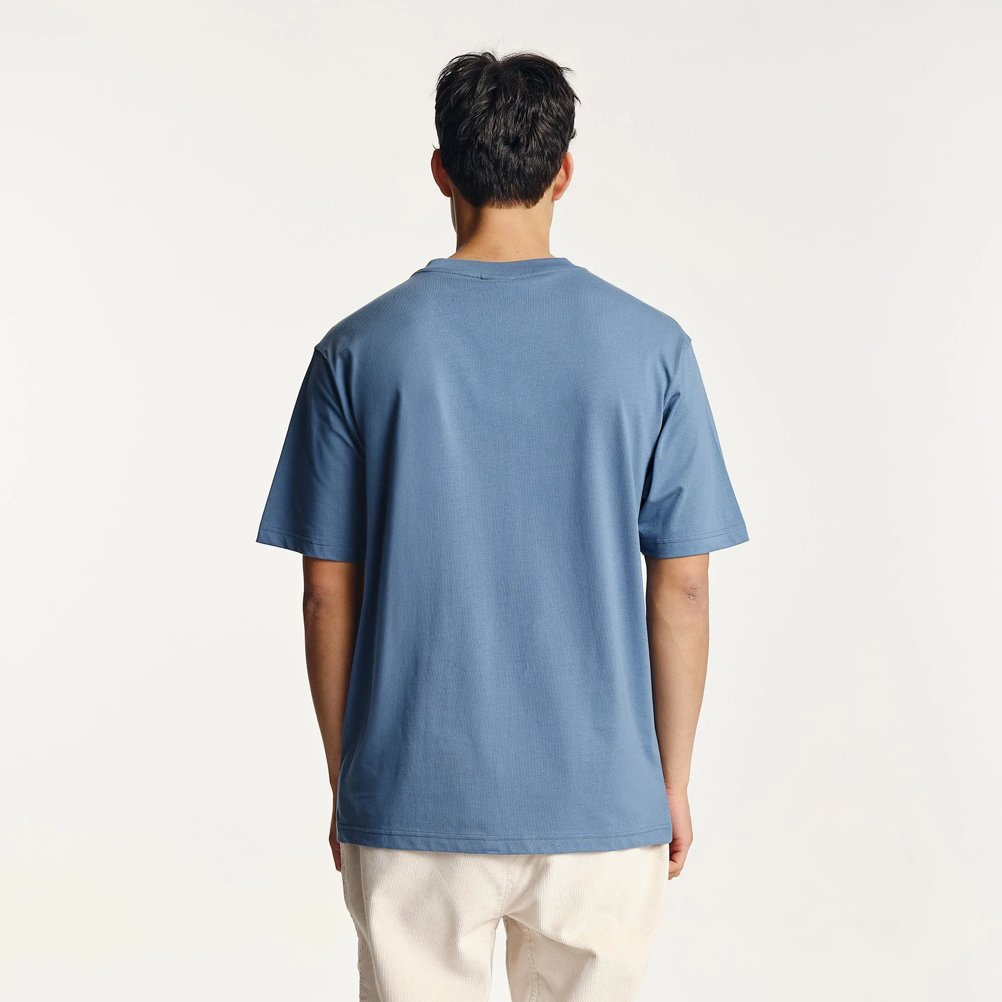 Baxter T-Shirt China Blue Cool and Chic Casual Comfort Wear