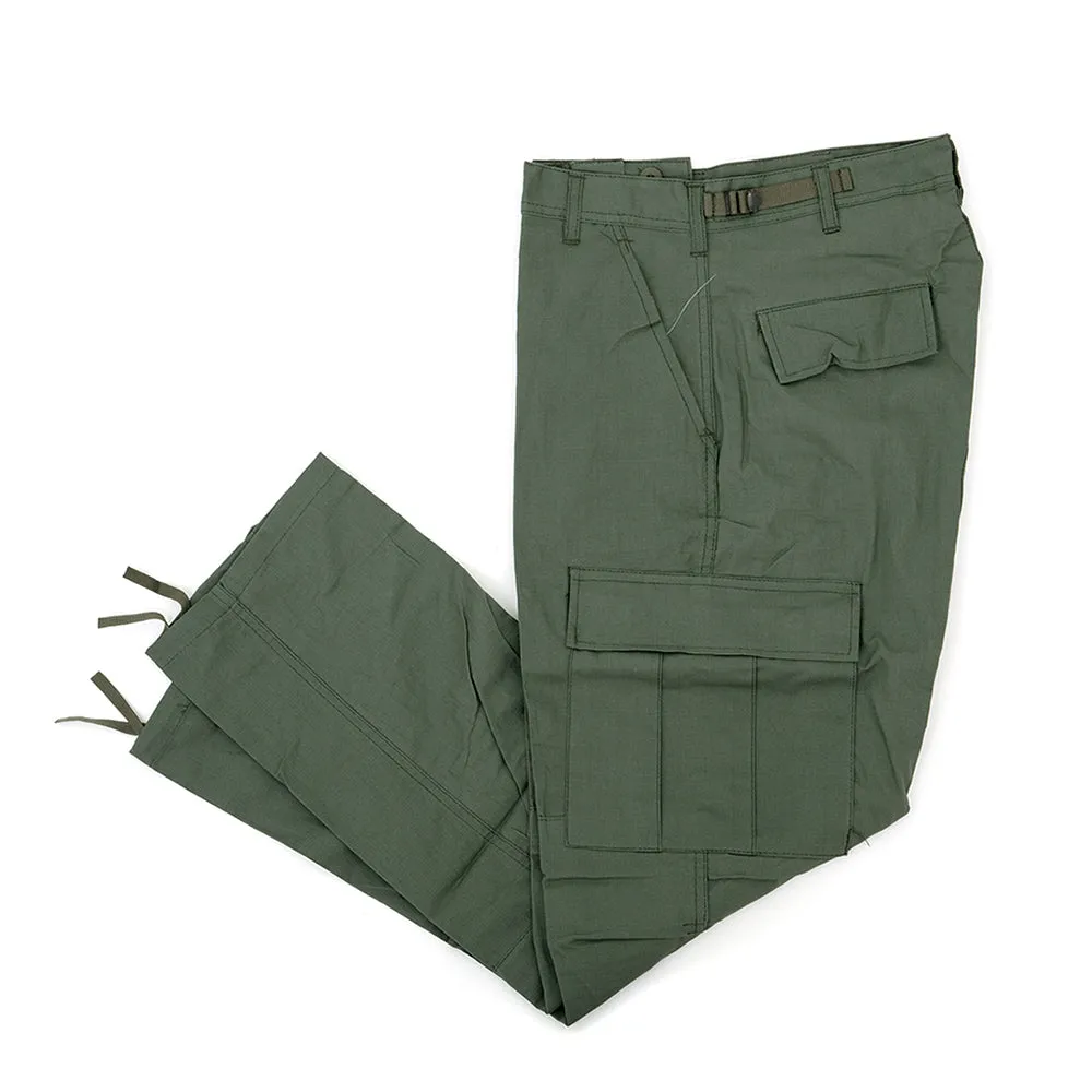 BDU Ripstop Pant (Olive Drab) Water Resistant Finish No Gap Waistband