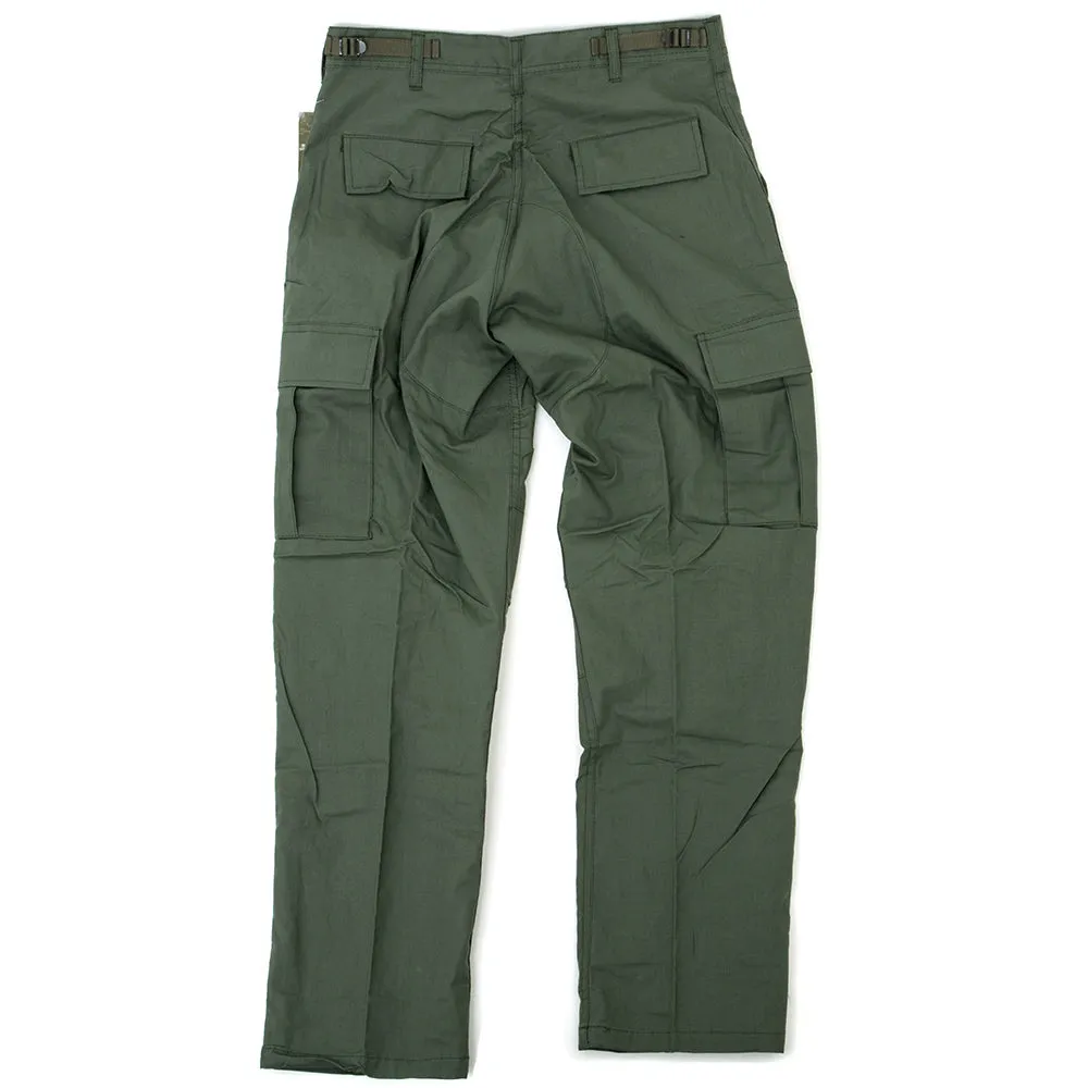 Distressed finish NoiseReducingFabric BDU Ripstop Pant (Olive Drab)