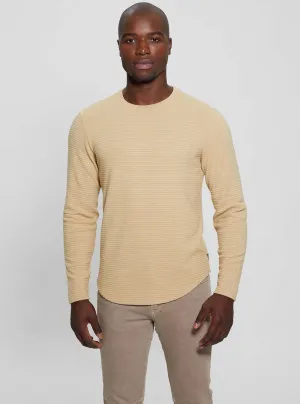 windproof Beige Hudson Linear Jumper