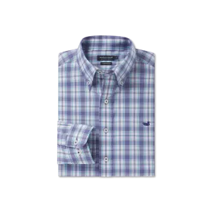 Trendy Outfit V-neck style Benton Performance Plaid Dress Shirt