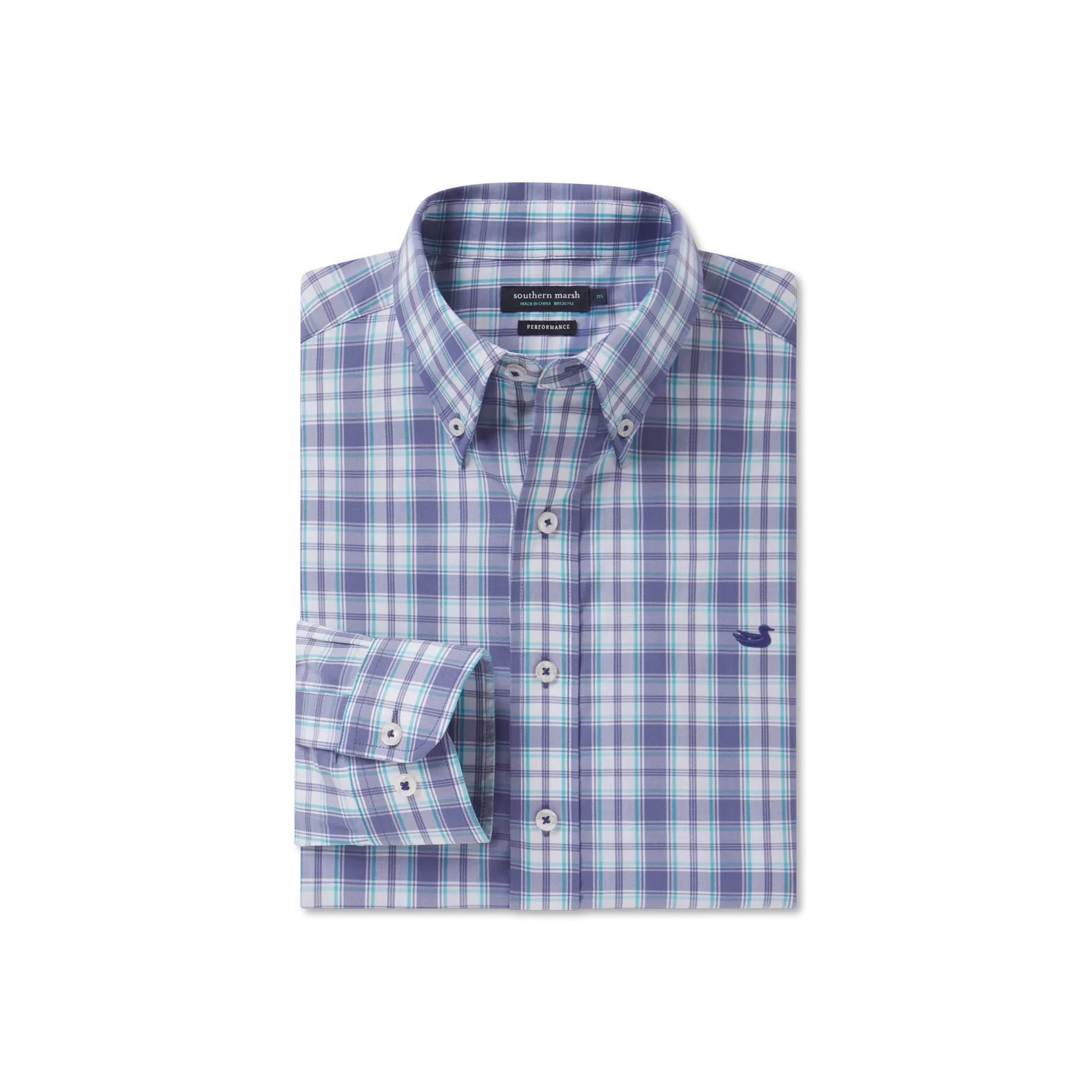 Versatile Piece Benton Performance Plaid Dress Shirt