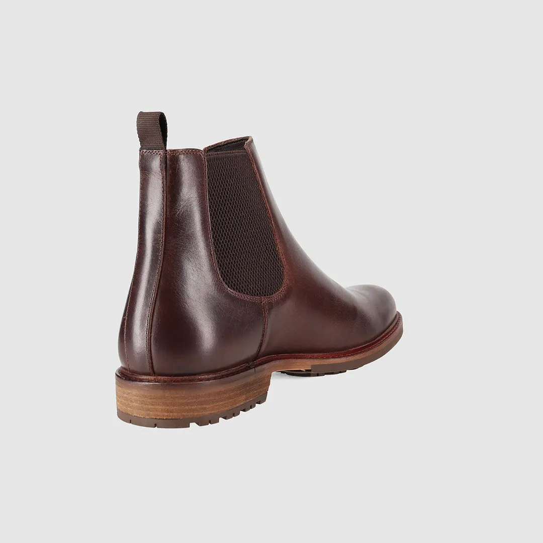 Bern Chelsea Boots Dark Brown Flexible Frame Urban Traveler