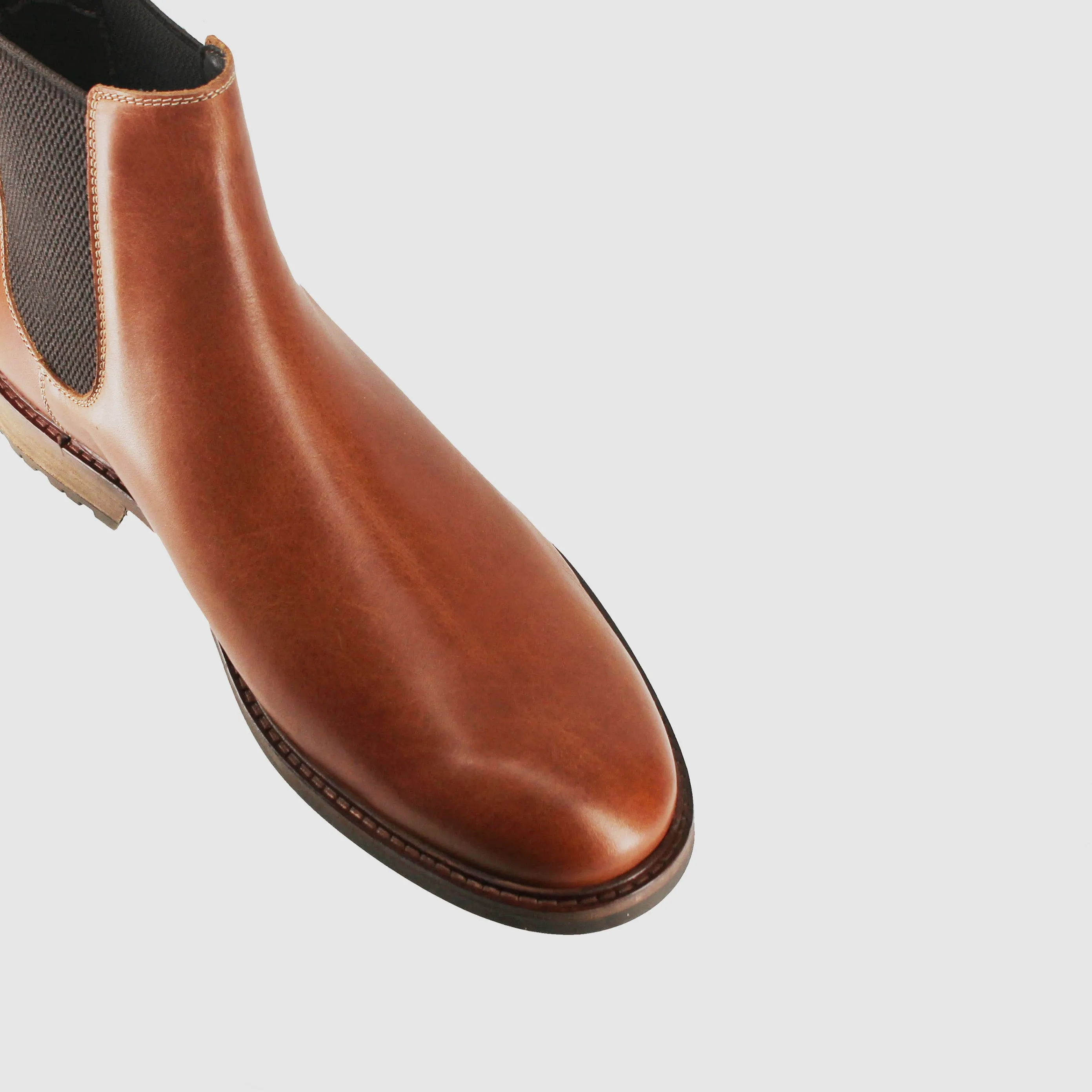 Slip Resistant Sole Bern Chelsea Boots Tan