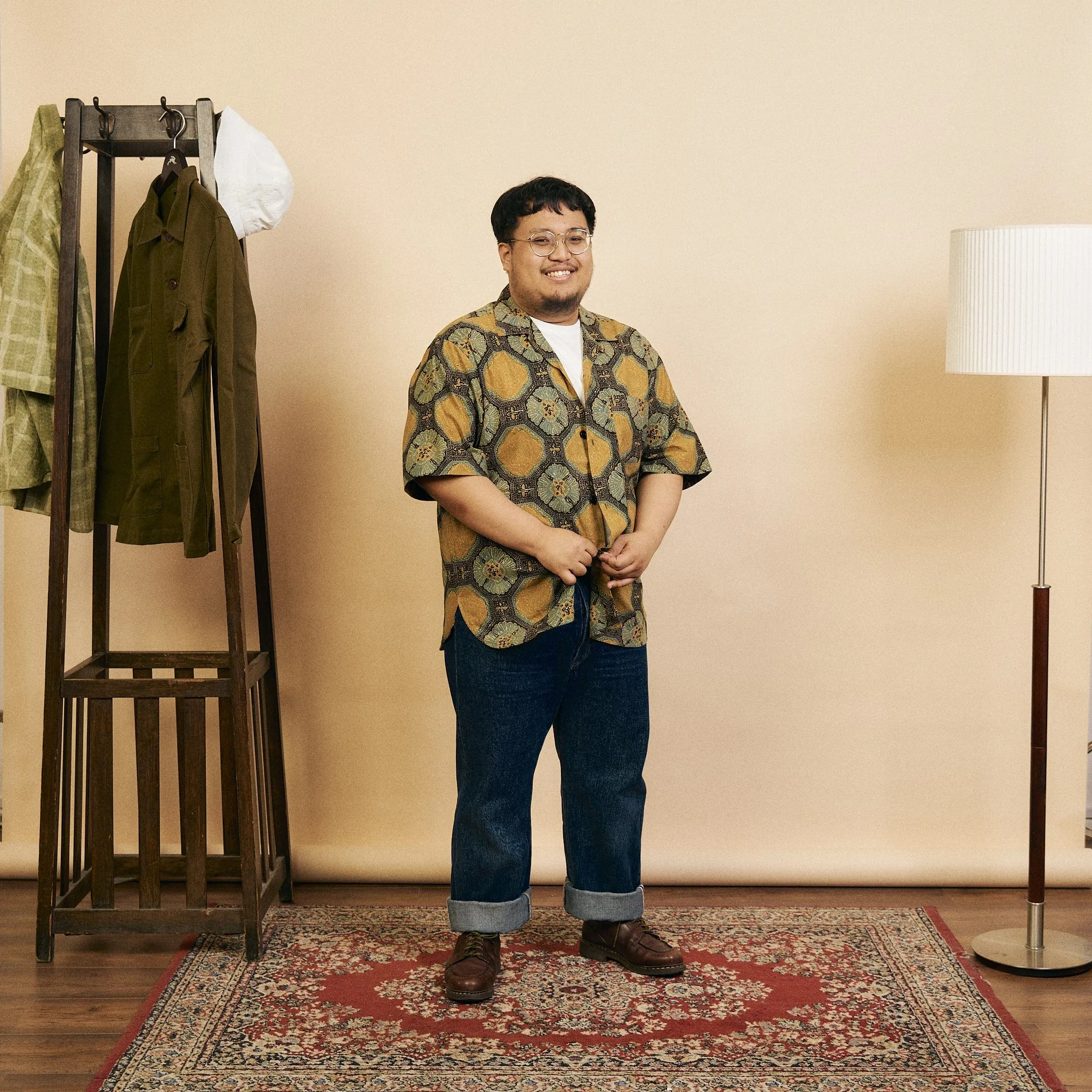 Ronen Short Sleeve Shirt - Ajrakh Trendy Daywear Fashion staples