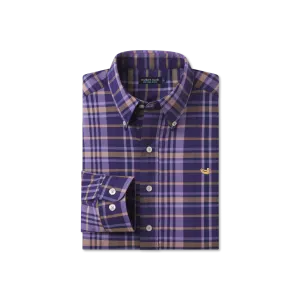Blanco Plaid Dress Shirt Gym Wear