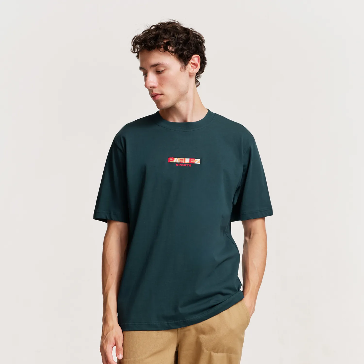 Bloc T-Shirt Petrol Casual and Soft Comfortable