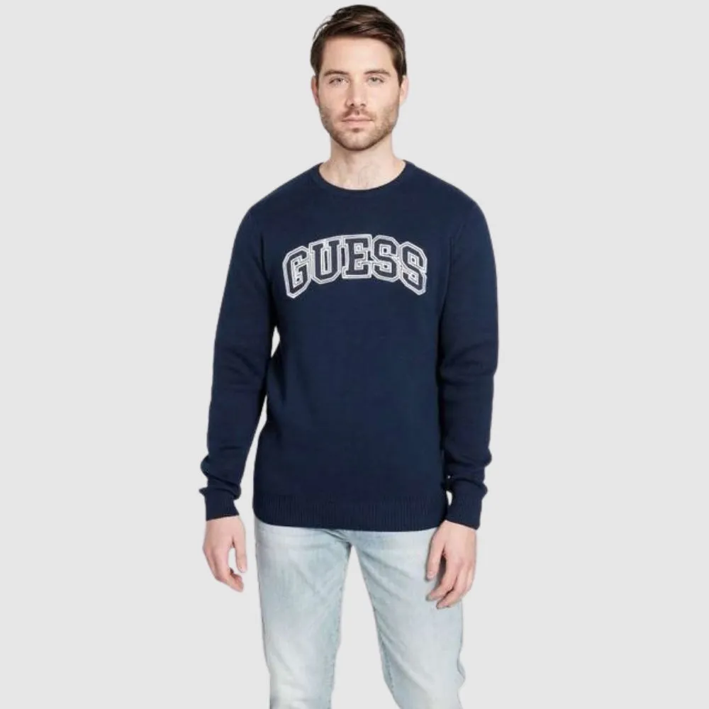 Chic Design Blue Kelly Embroidered Sweater