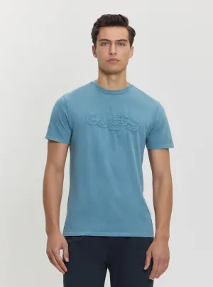 Blue Multi Basic Stack T-Shirt Chilly Day Wear