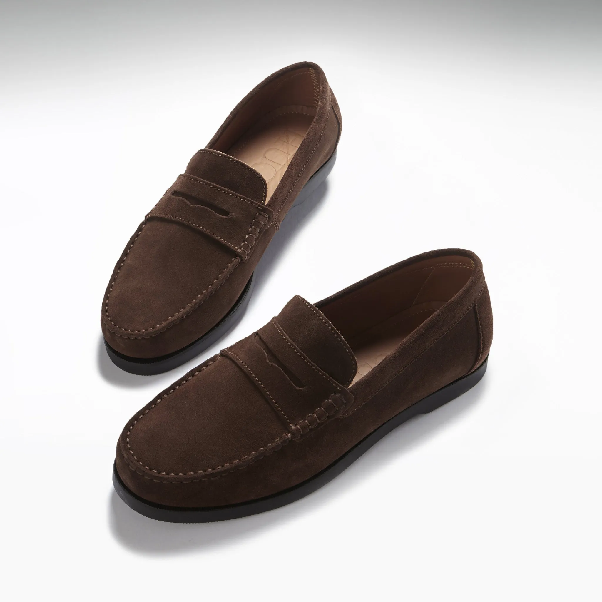 Boat Loafers, brown suede Shopping Day Active Dash