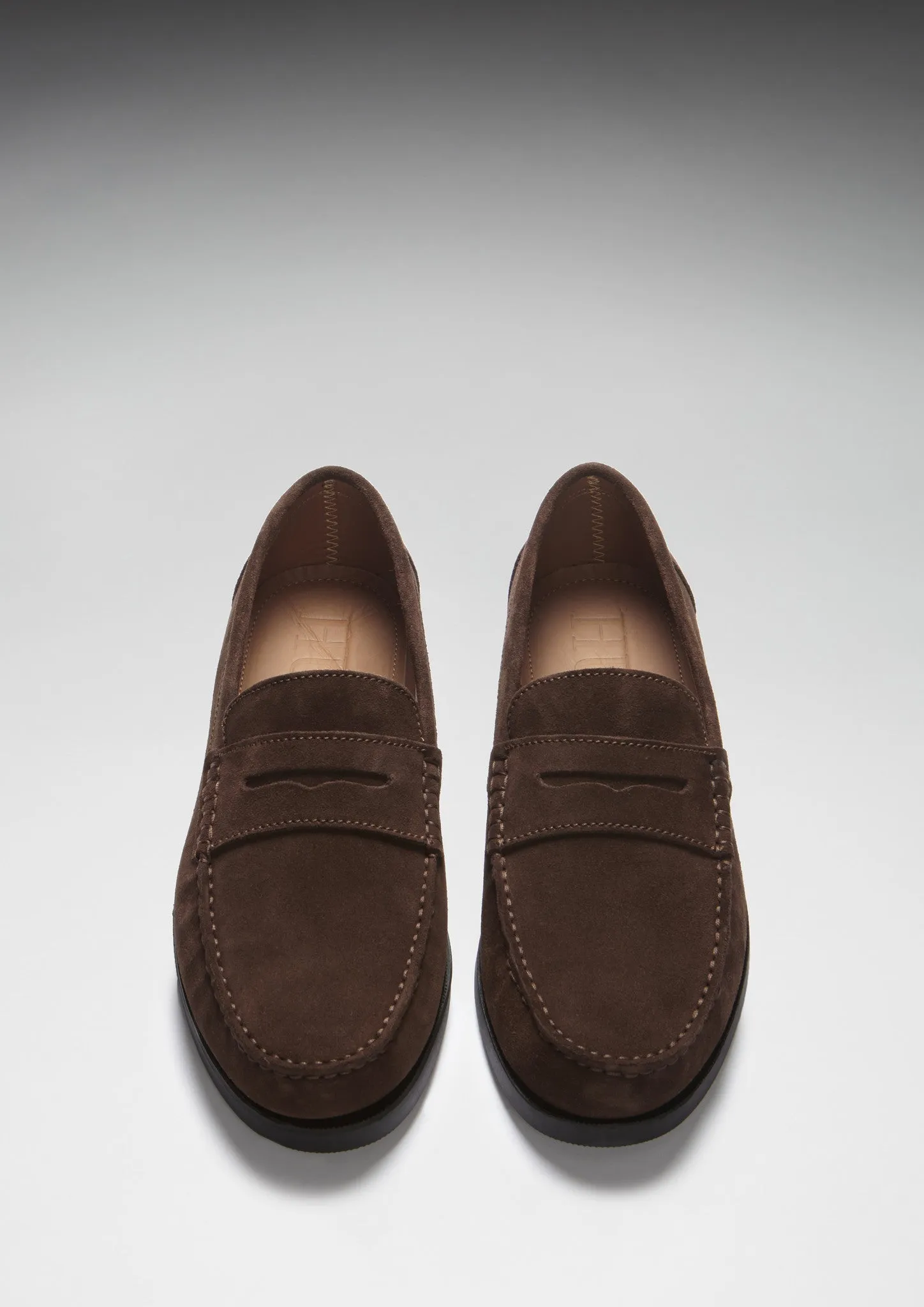 Boat Loafers, brown suede Strong Step Relaxed Fit Footwear