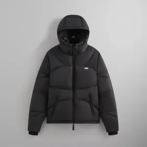 Contemporary Fit Kith Matte Stretch Taffeta Corey Puffer - Black