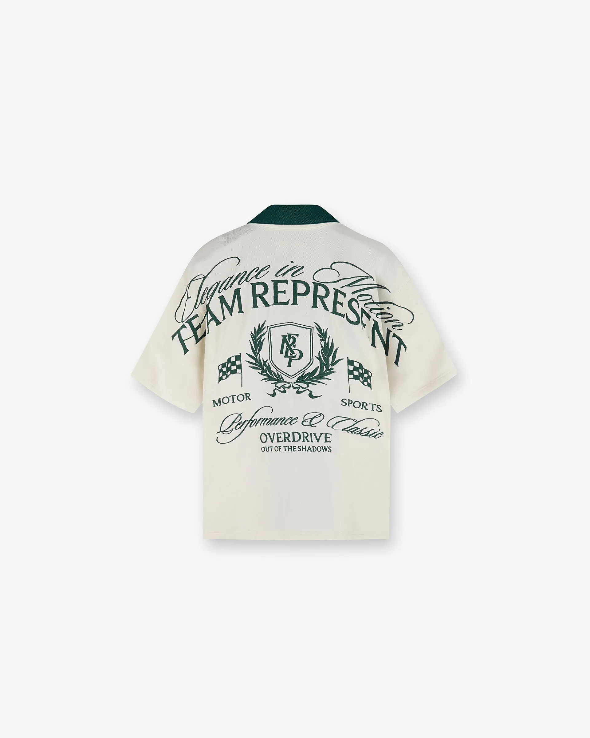 Represent Crest Shirt - Antique White Street Style