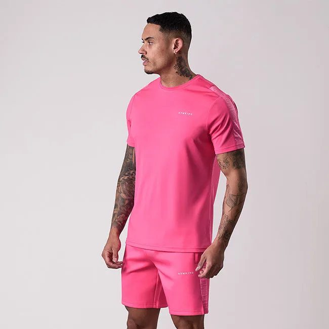 Casual Flex Wear Gym King Core Plus Poly 2.0 Tee - Pink