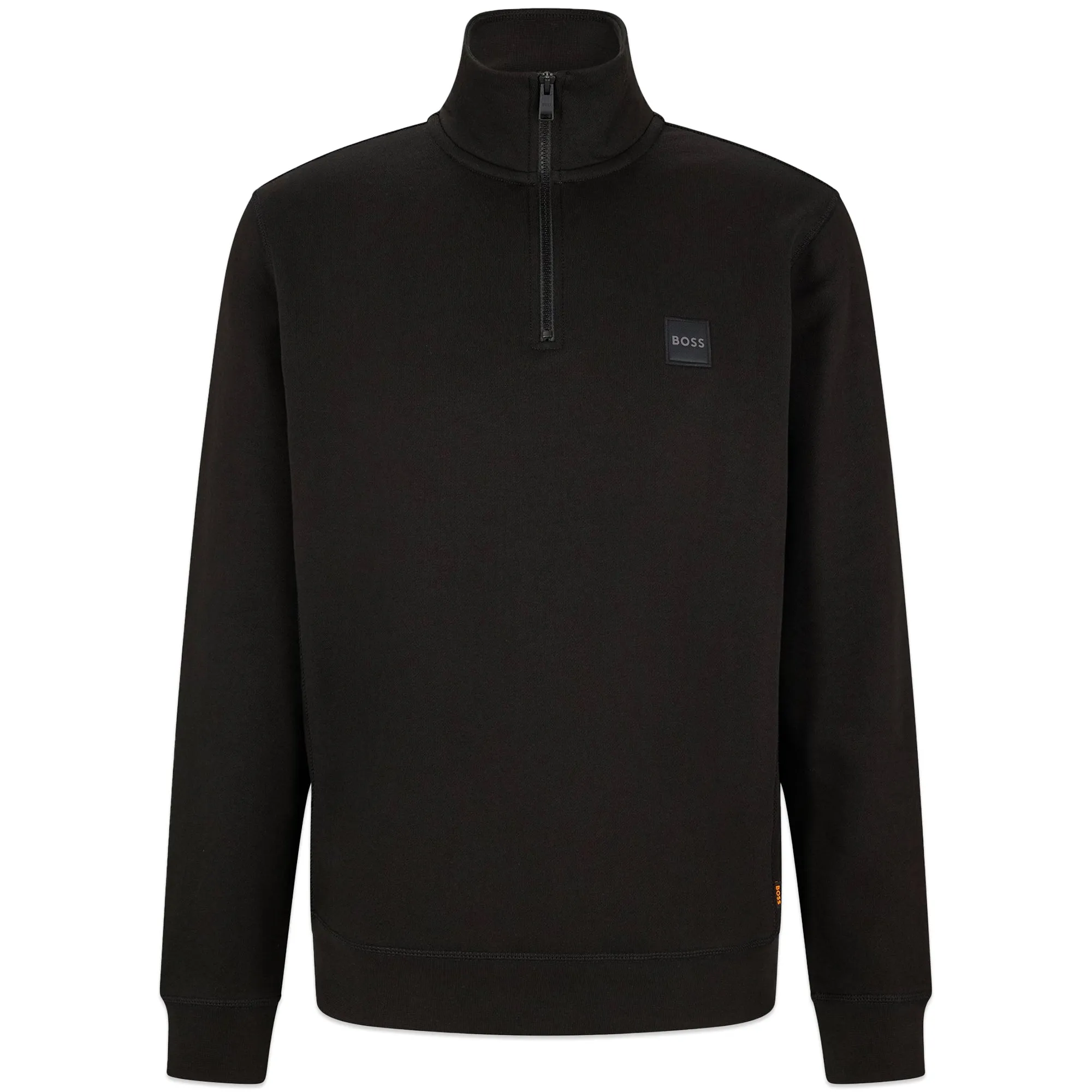 Boss Zetrust 1/4 Zip Sweat Outdoor Chic Cozy Texture