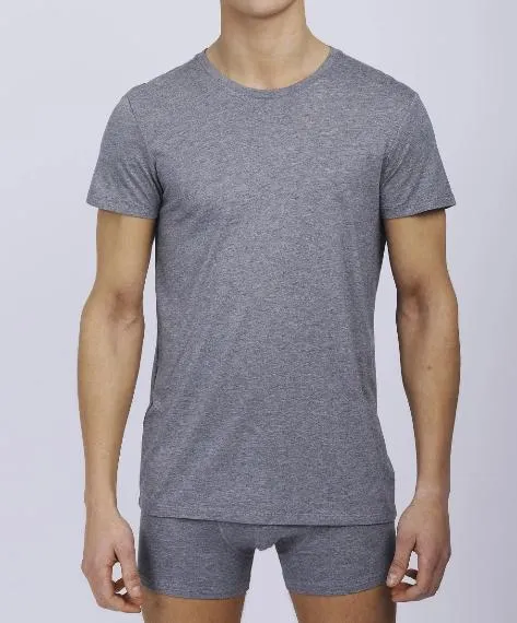 LongLastingColor Holiday Comfort Style The Product Bamboo & Cotton T-Shirt (Grey)