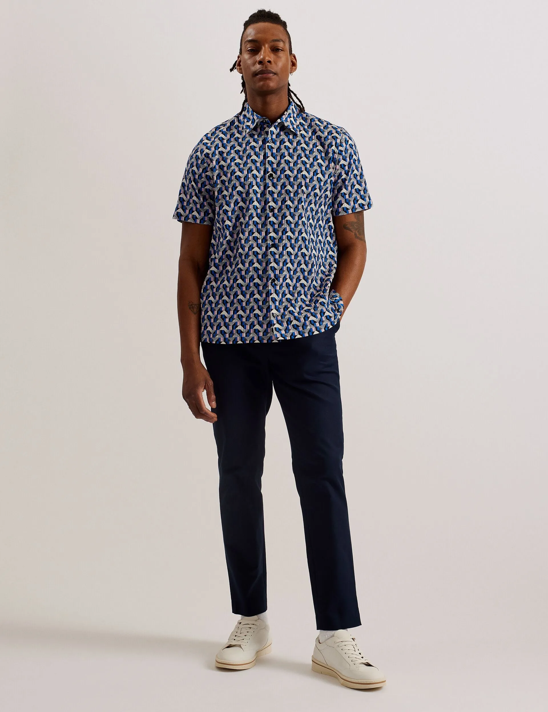 GASTONS | BLUE High-Quality Fabric Trendy Design