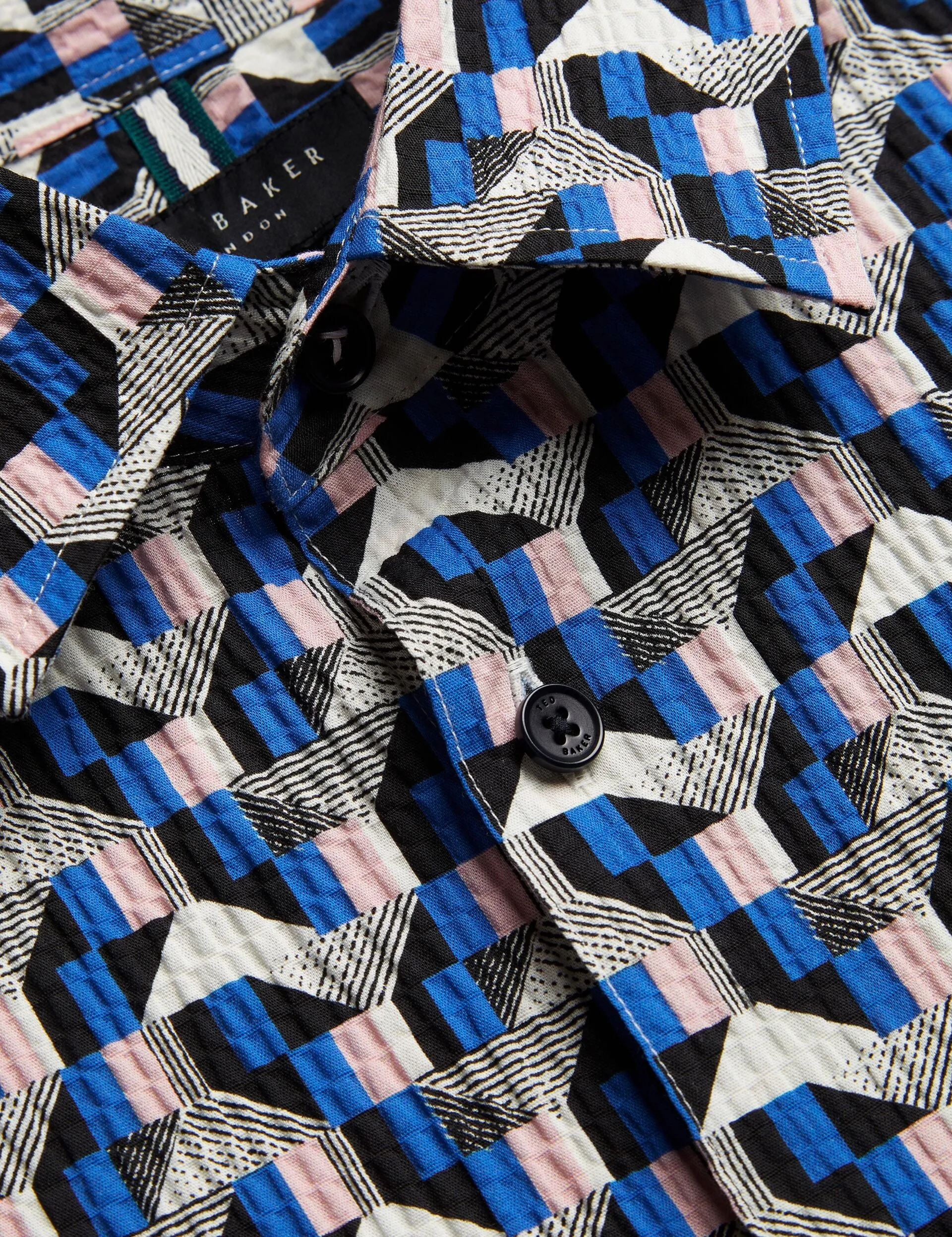 tailored look Button Down Design GASTONS | BLUE