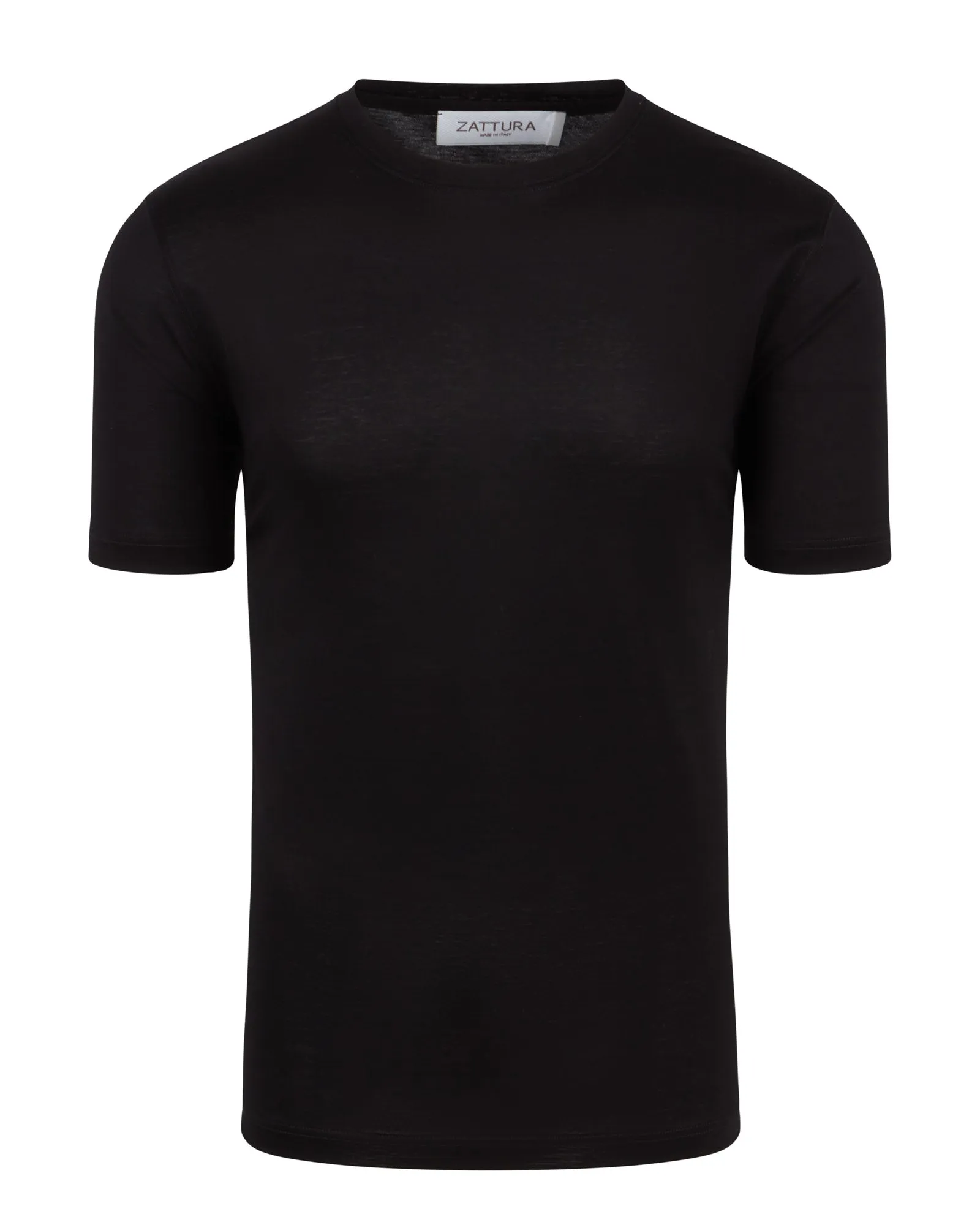 Flexible Fit Adult sophistication Zattura Short Sleeve Mercerised T-shirt (Black)