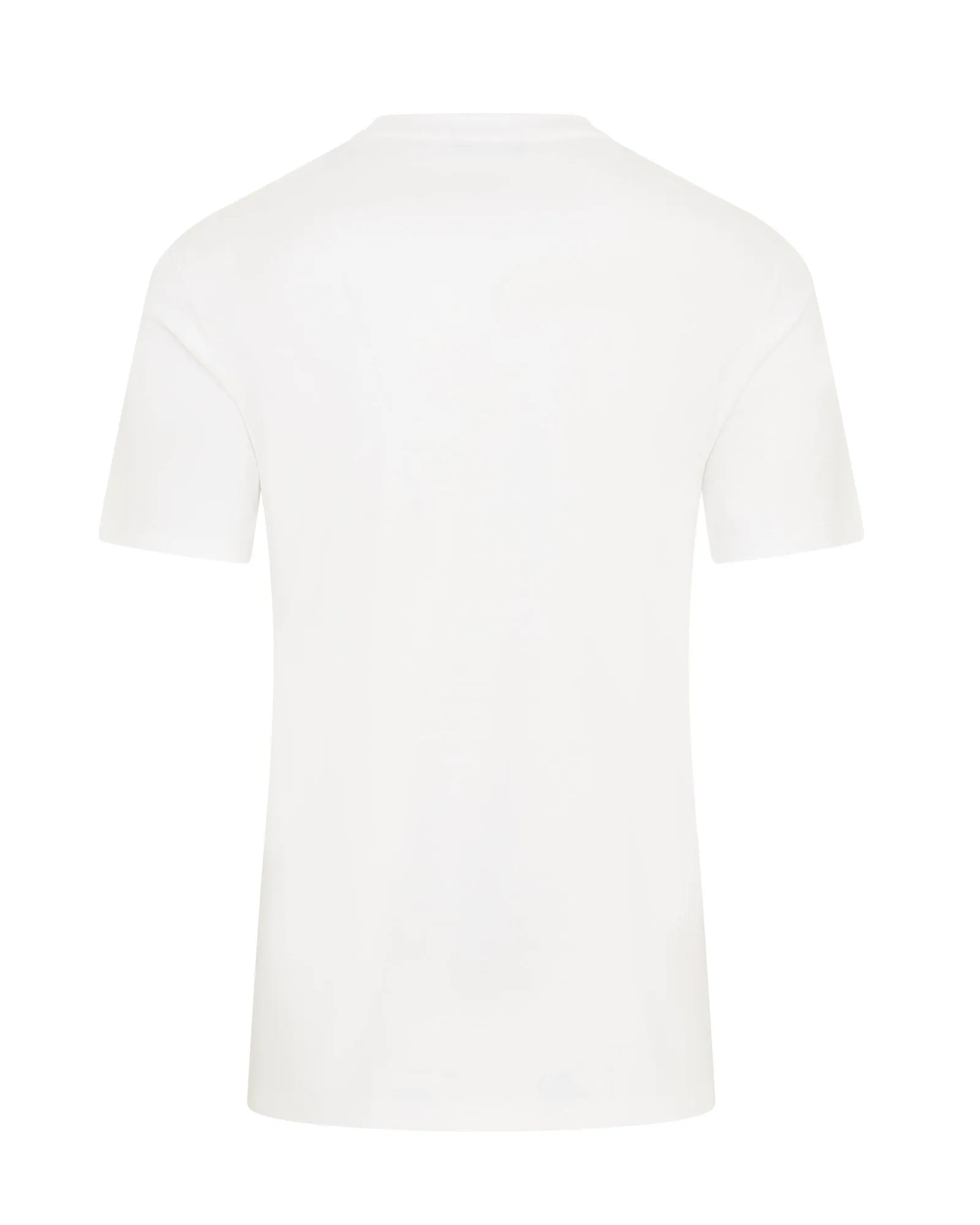 Paul & Shark Printed & Embroidered Aqua Touch Cotton Short Sleeve T-shirt (WHITE) Loose fitting comfort Everyday Fashion Look