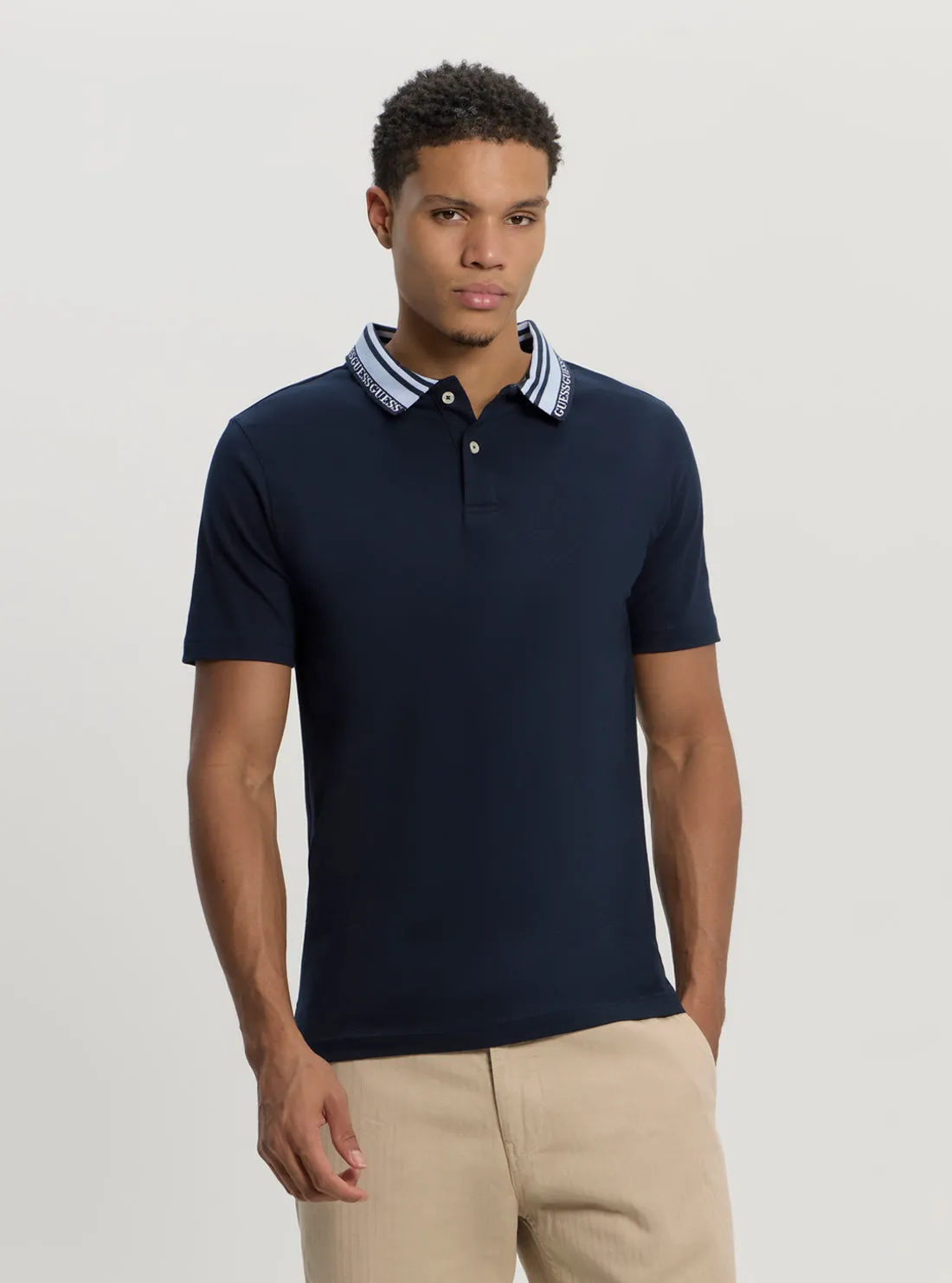 Eco Navy Lyle Polo T-Shirt Unisex Fit
