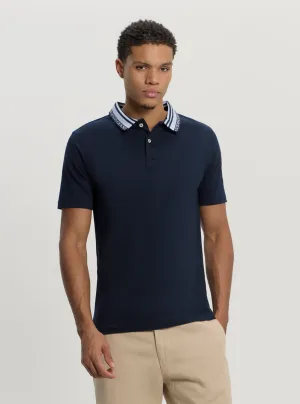 Eco Navy Lyle Polo T-Shirt Unisex Fit
