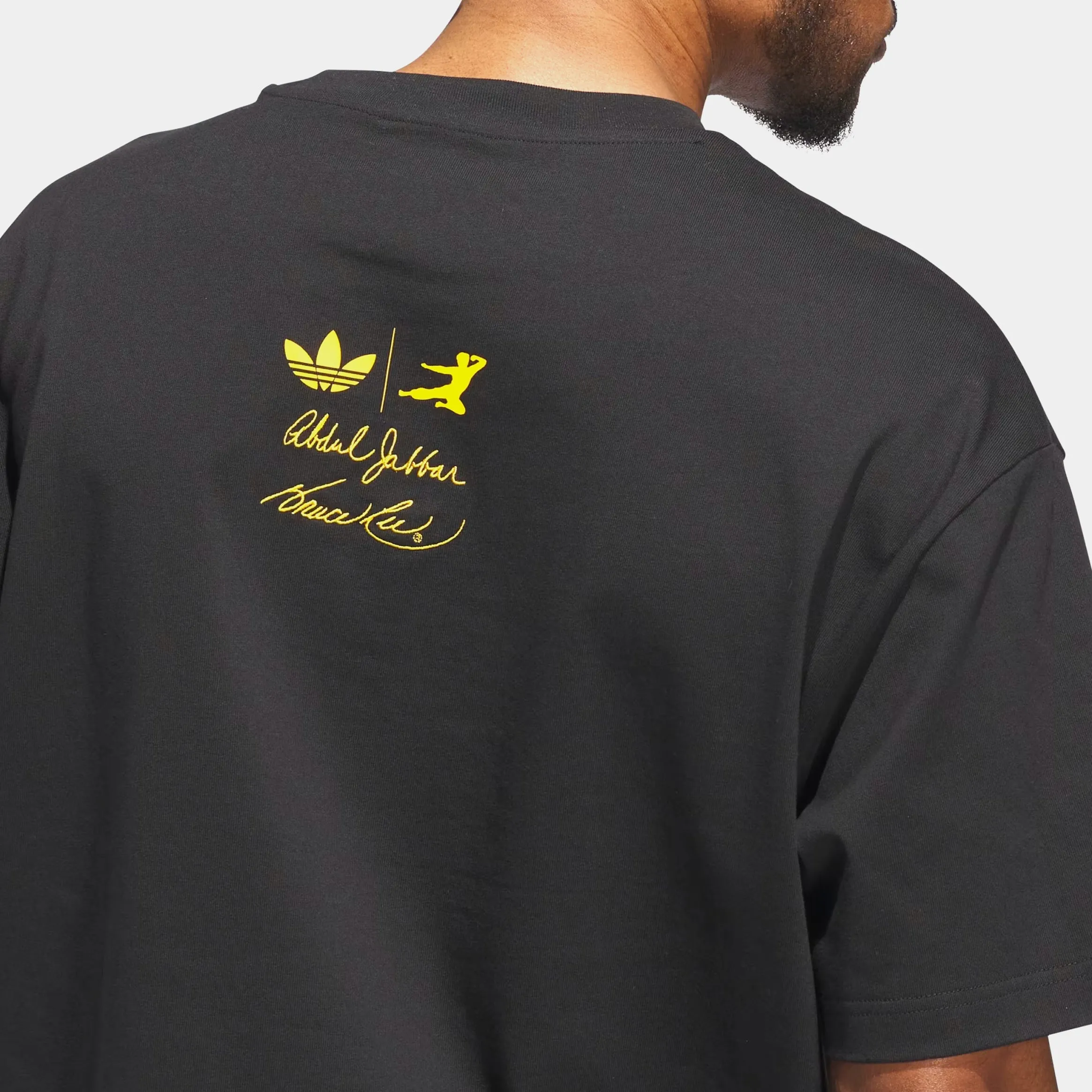 Bruce Lee Icon Mens Short Sleeve Shirt (Black/White) Perfect for Vacation