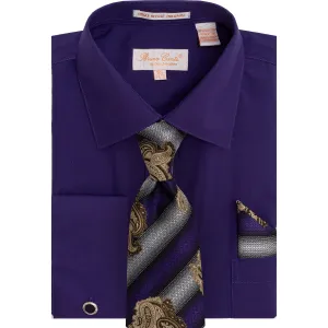 Fall Foliage BRUNO CONTE SHIRT & TIE SET/Bc1184