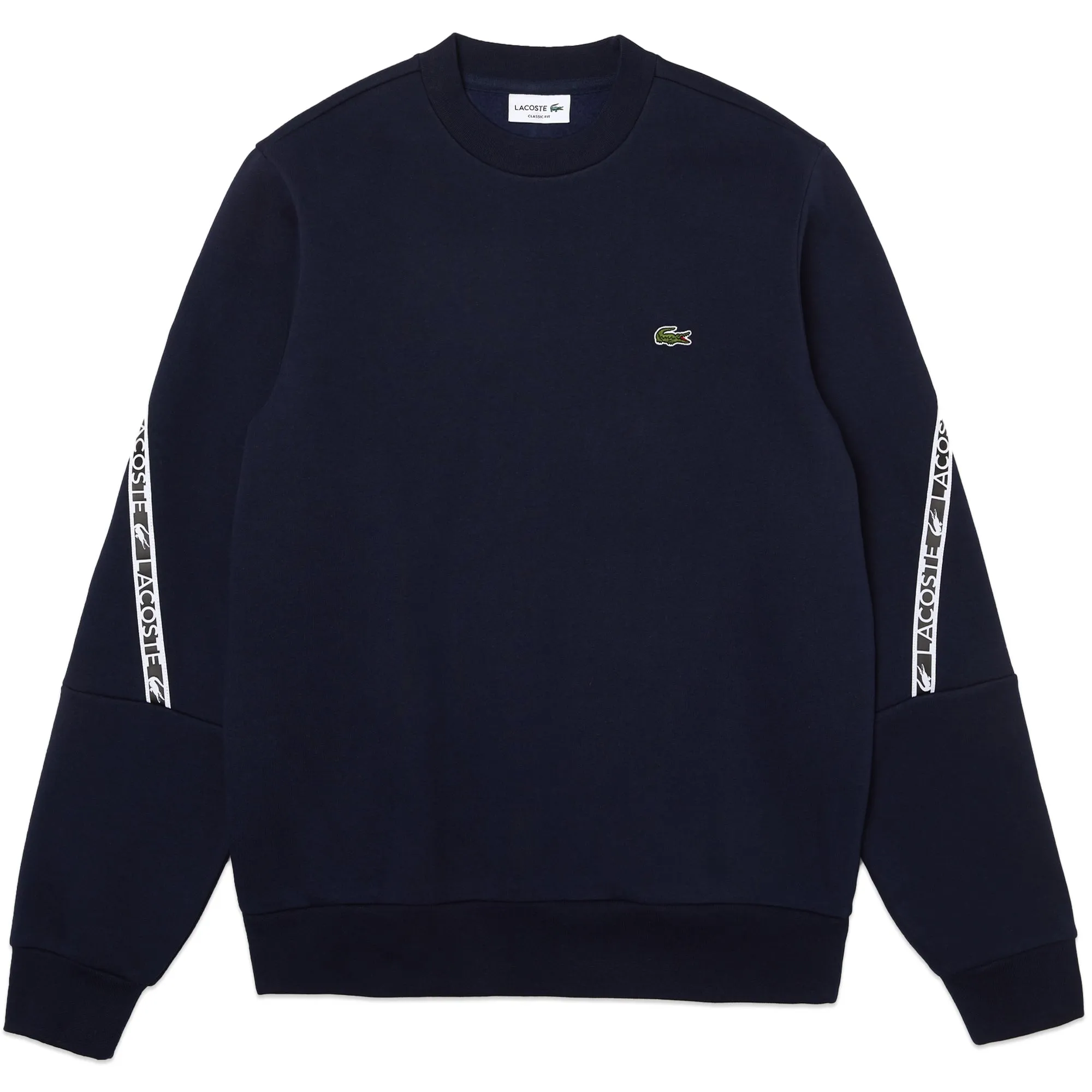 Easy Layer Lacoste Tape Sleeve Crew Sweat SH9884 - Navy