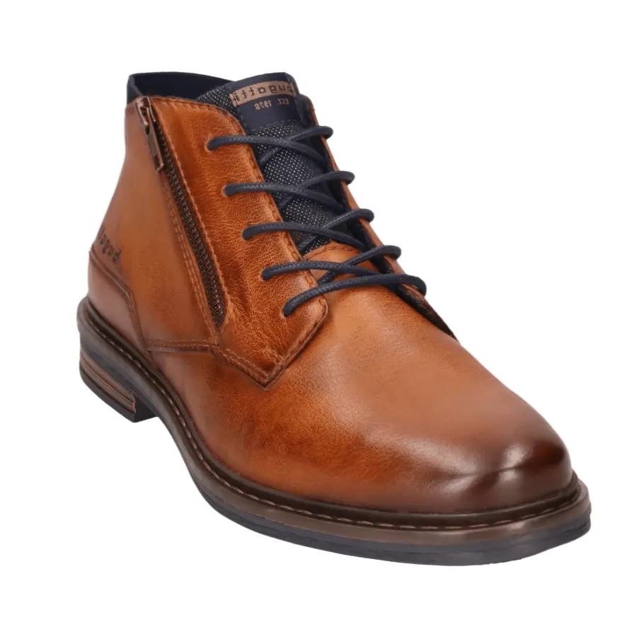 Rain Safe Bugatti Mens Boot 11A-OC30-3100 Cognac
