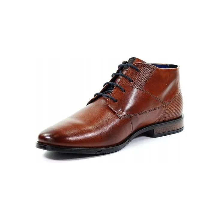 Anti-odor technology Chelsea Design Bugatti Mens Shoe 311-AFY30-4100 Cognac