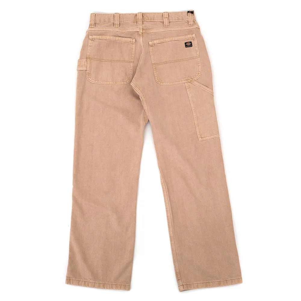 Sweat Resistant Skateboarding Relaxed Fit Utility Jeans (Khaki)