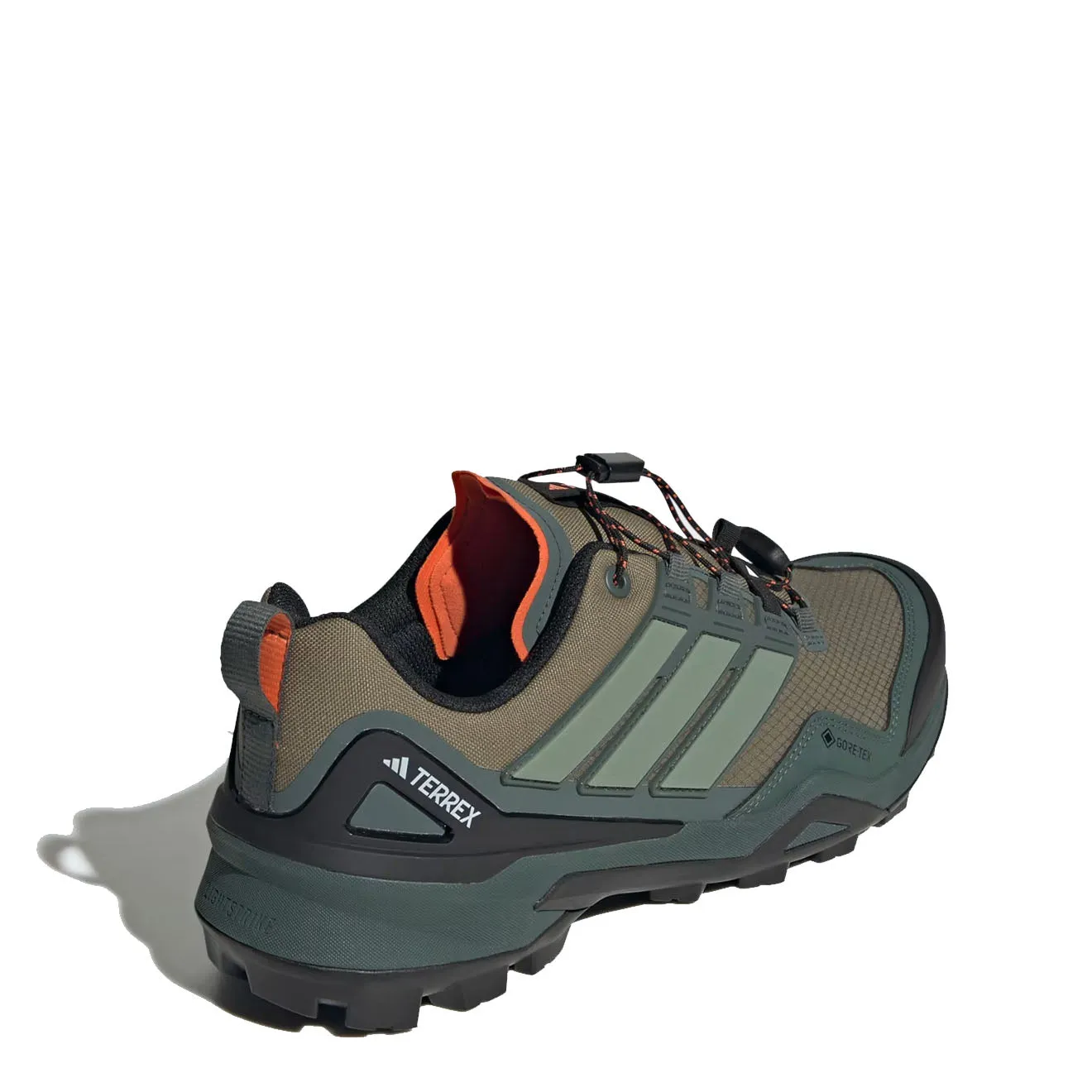 Adidas Terrex Skychaser  Hiking boots Black / Green Reinforced Heel Cup All Day Weekend Warriors