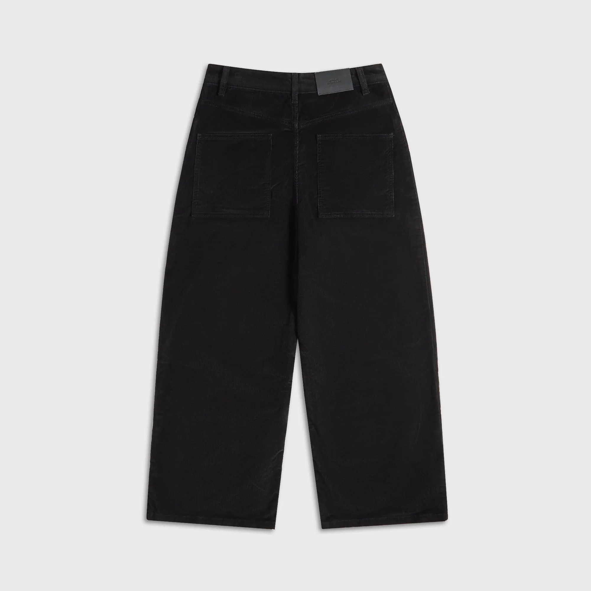 Studio Nicholson Volume Pant - Black Winter Warmth Minimalist Selvedge Denim