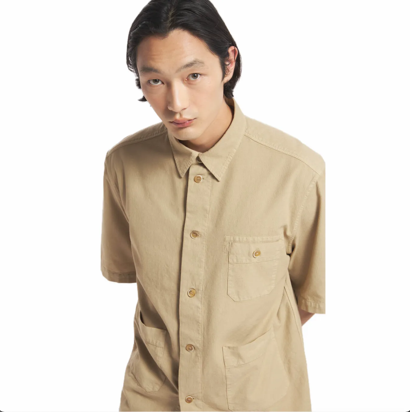 Barena Camicia Ordior - Arela - Khaki Networking Session Flex Fit Collar