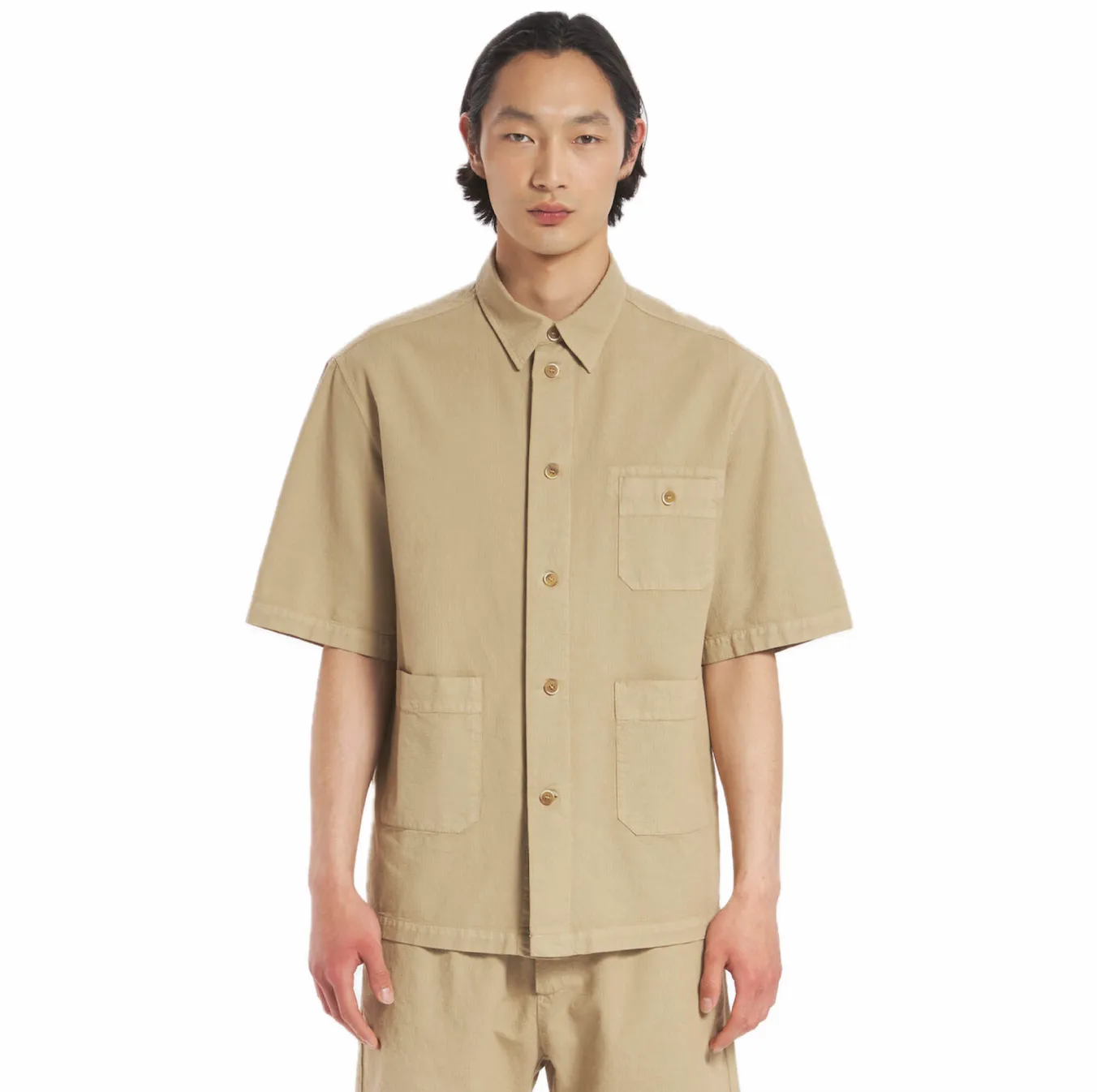 Barena Camicia Ordior - Arela - Khaki Multipocket Style Designer Look