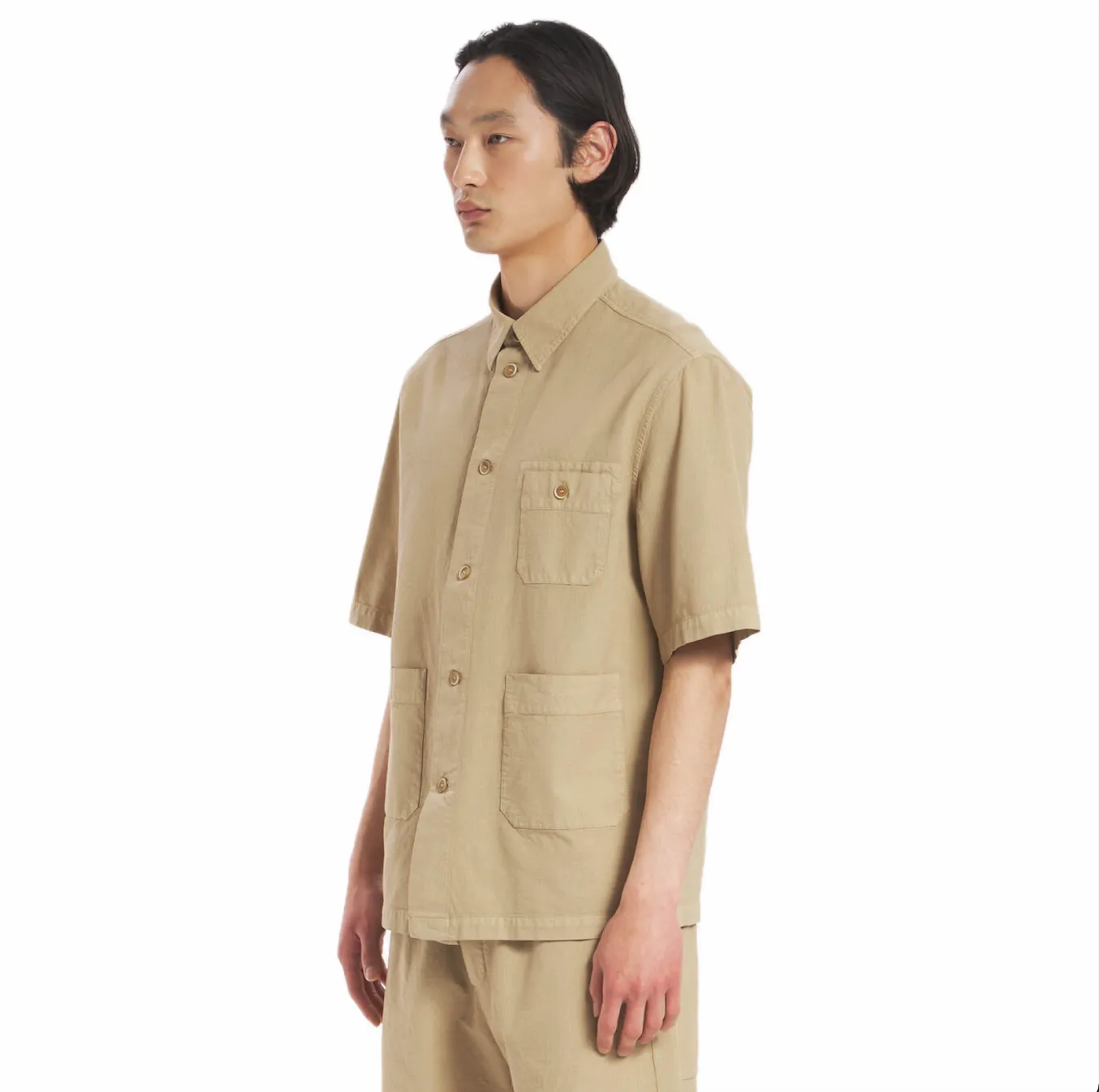 Unique Design Social Meetup Barena Camicia Ordior - Arela - Khaki